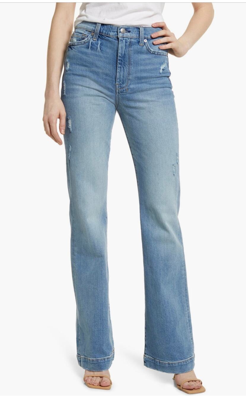 7 For All Mankind Dojo Ultrahigh Flare Jeans